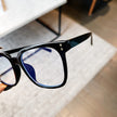 Large Frame Anti Blue-ray Glasses Personality Rivets