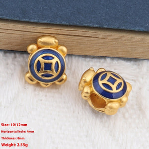 Double-sided Small Water Turtle Ingot Bracelet Hairband Jewelry Accessories