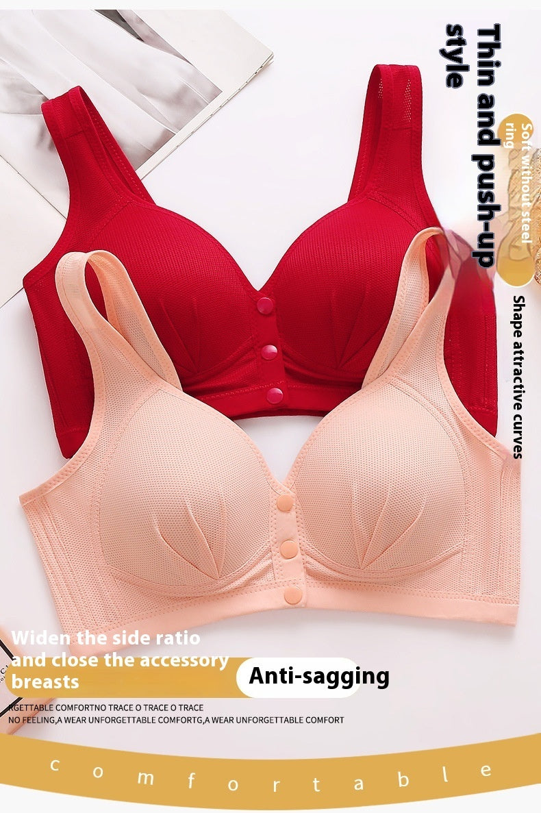 Nursing Mother Beauty Back Thin Underwear Comfortable And Breathable Adjustable Mother Bra