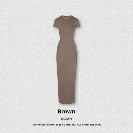 Series Slim-fit Hip Skirt Slimming Slit Dress Women