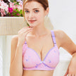 Maternity Bra Front Buckle Nursing Underwear Breast Holding Maternity Underwear Printed Thin And Comfortable Nursing Bra