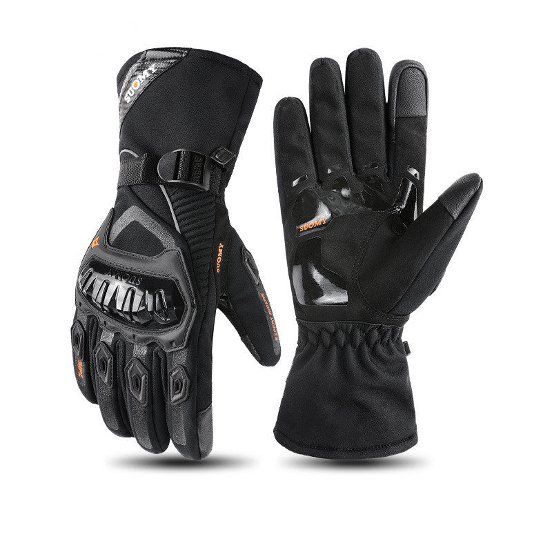 Warm And Waterproof Thickened Gloves In Winter