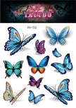 Waterproof Glitter Butterfly Tattoo Stick Gradient Tattoo