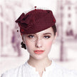Women's Mesh Stewardess Hat Warm Beret