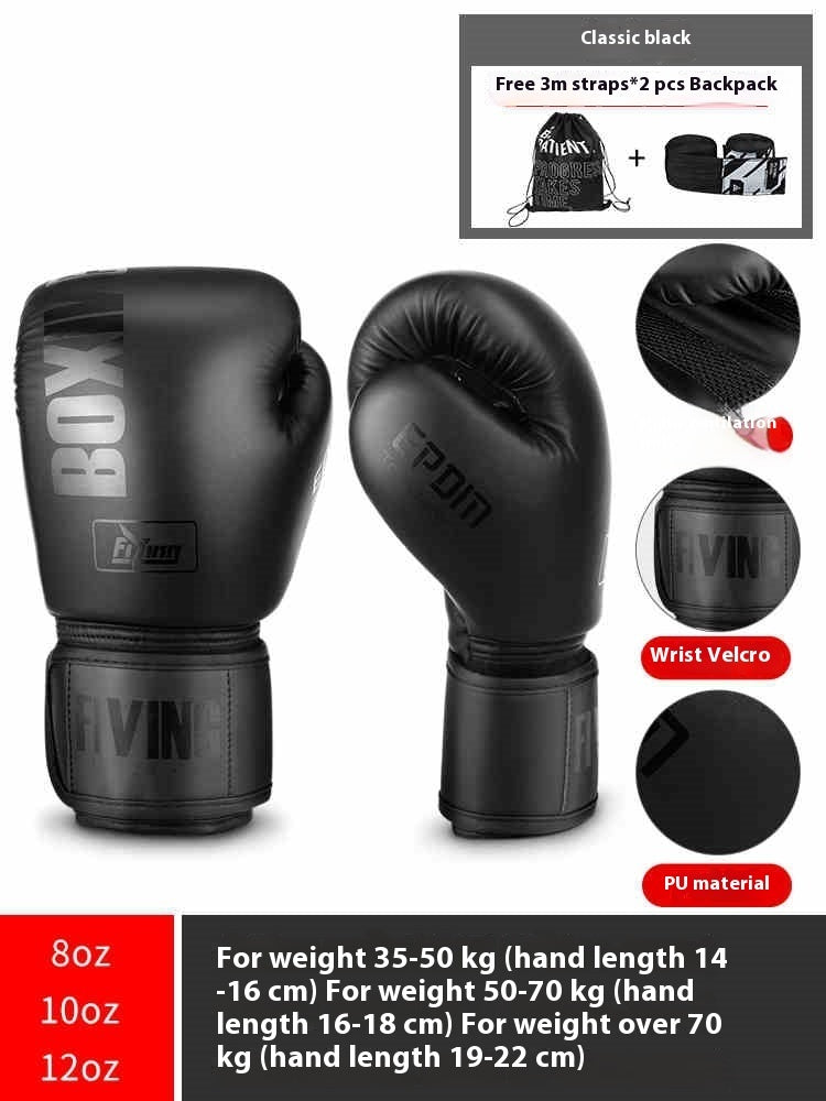Sanda Fight Fighting Professional Boxing Glove