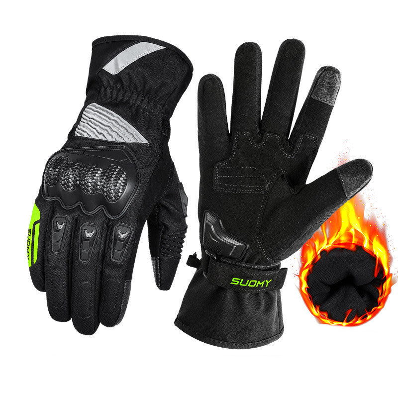 Motorcycle Winter Waterproof And Warm Riding Gloves