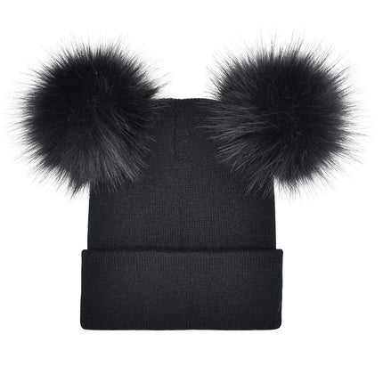 Fashion Women's Double   Woolen Hat