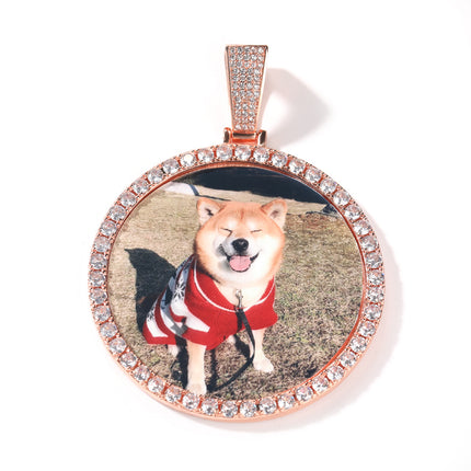 Women's DIY Commemorative Photo Necklace