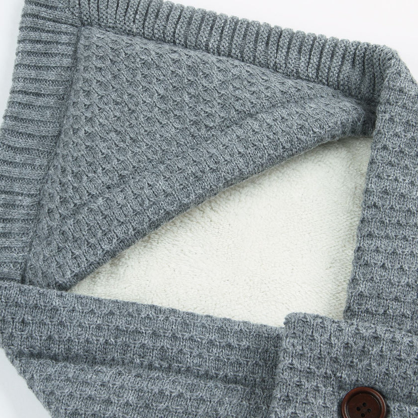 Cute Anti-kick Sleeping Bag With Sandwich And Velvet Knitted