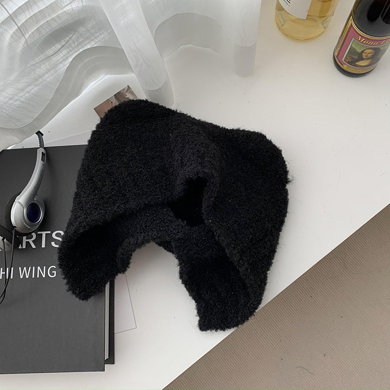 Bear Ear Protection Hat For Women In Autumn And Winter