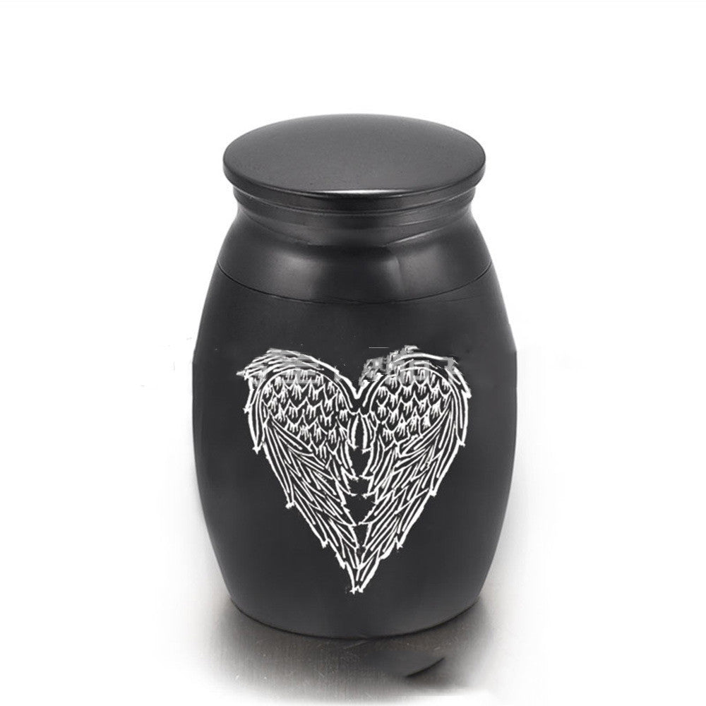 Hot Selling Pet Ashes Jar Wings Cinerary Casket Cremation Jewelry