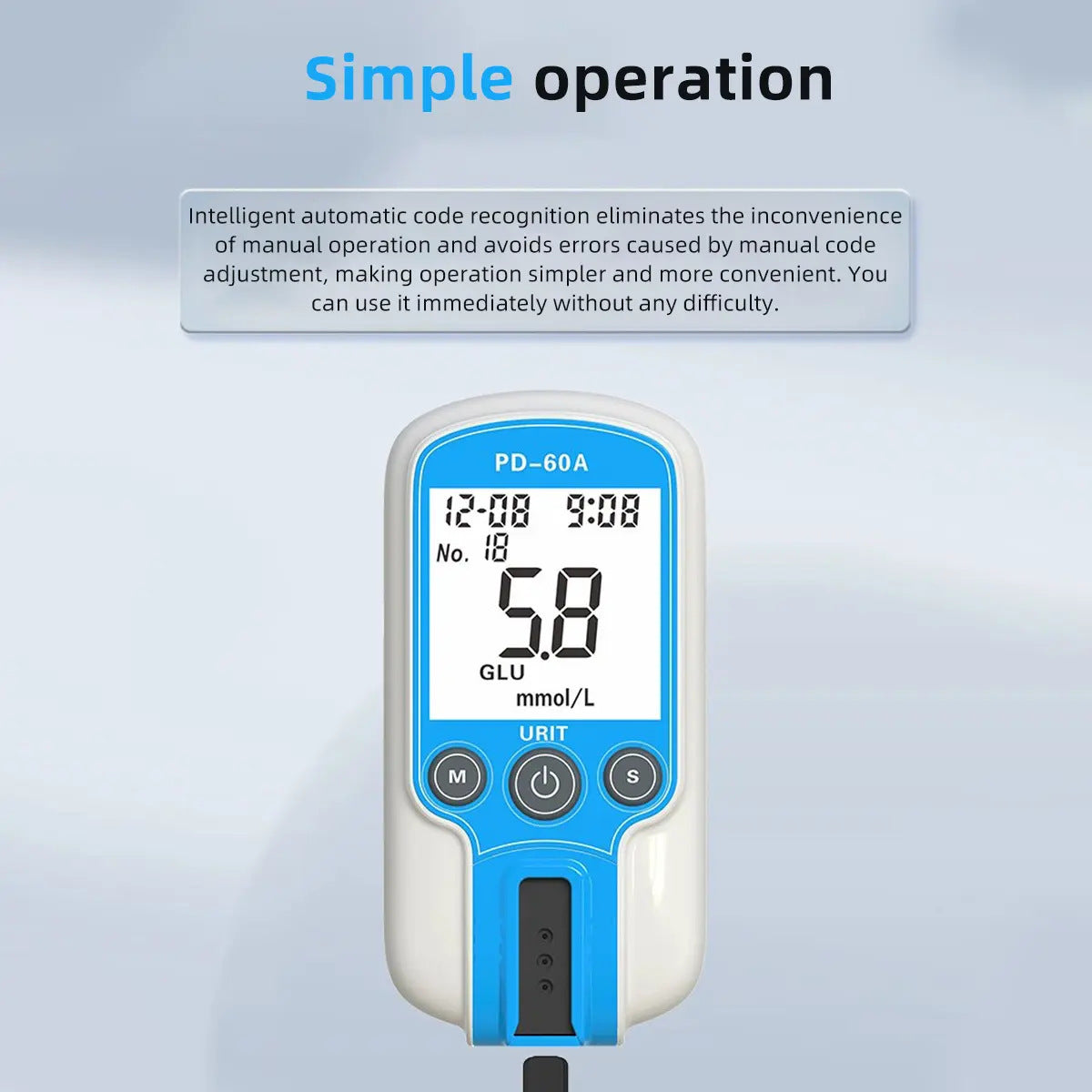 Diabetes Blood Cholesterol Uric Acid Glucose Meter