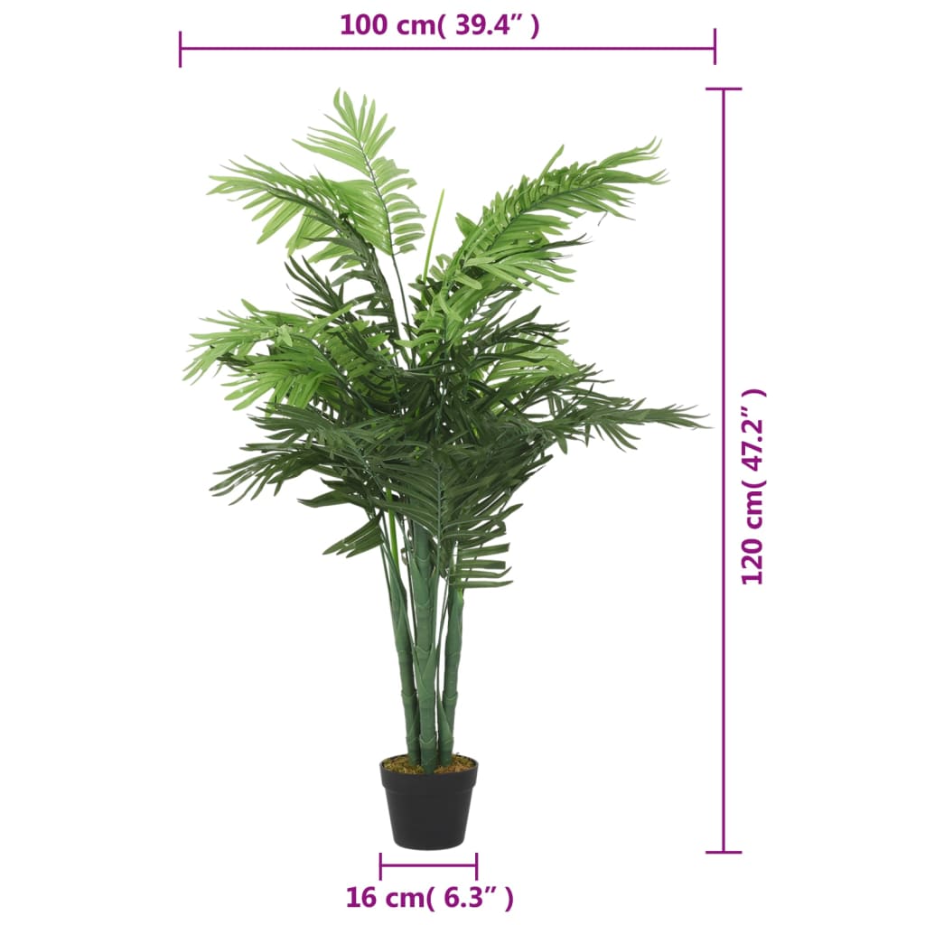 Artificial Palm Tree, 28 leaves, 120 cm