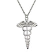 Rotating Dragonfly Snake Stick Angel Wings Necklace