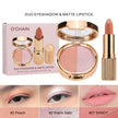 Pearlescent Double-color Eye Shadow Matte Lipstick Does Not Fade Nonstick Cup