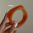 European And American Exaggerated Ins Style Acrylic Fashion Bracelet Irregular Translucent Design