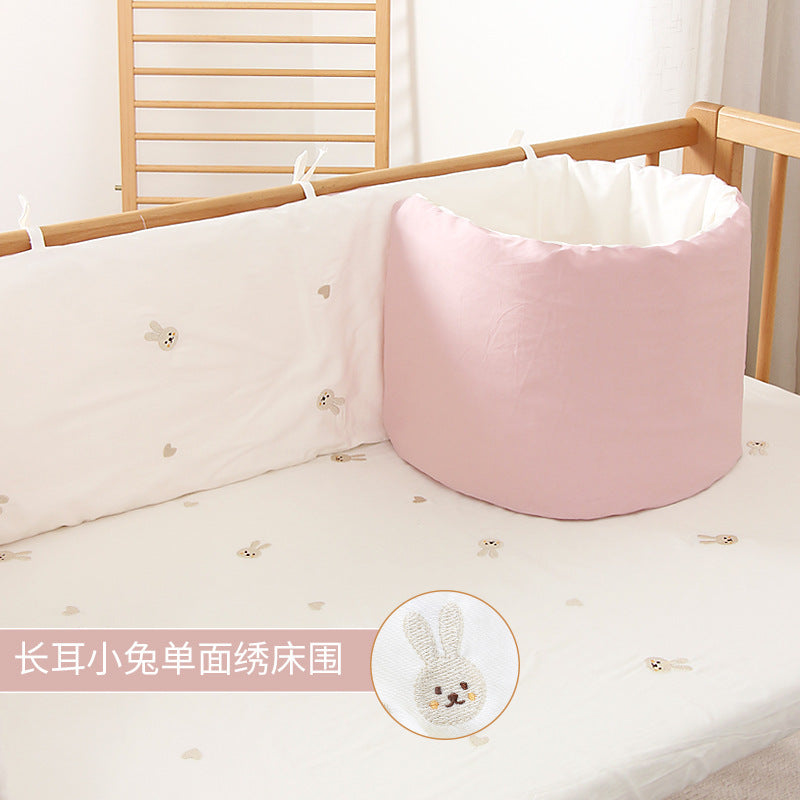 Crib Bed Circumference Soft Bag Anti-collision Baby Bedding Removable And Washable