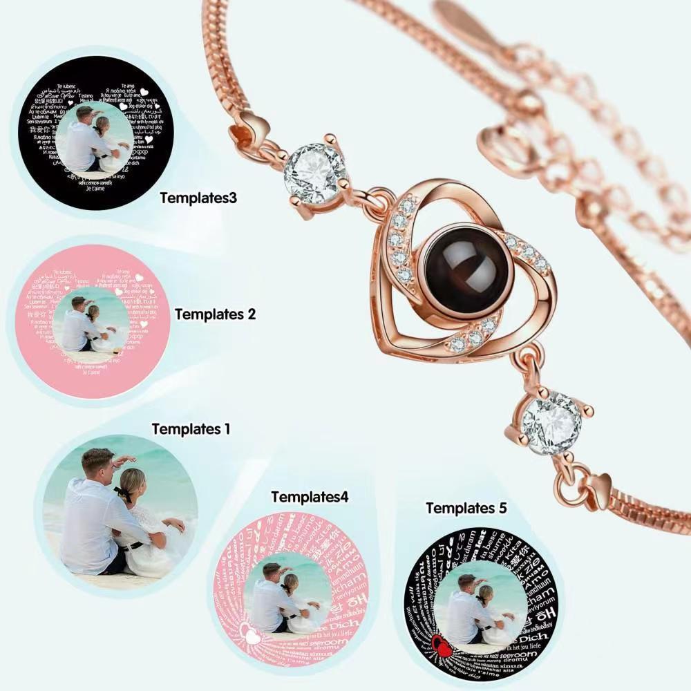 Creative And Simple S925 Silver Projection Bracelet