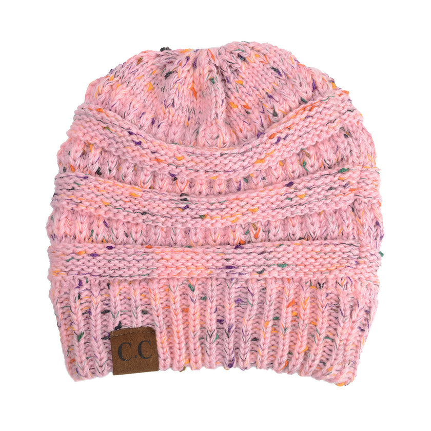 Europe And The United States New Knitted Ponytail Hat Wool Hood Outdoor Warmth