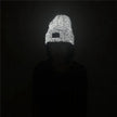 Reflective Beanie Hat Women Skullies Autumn Winter