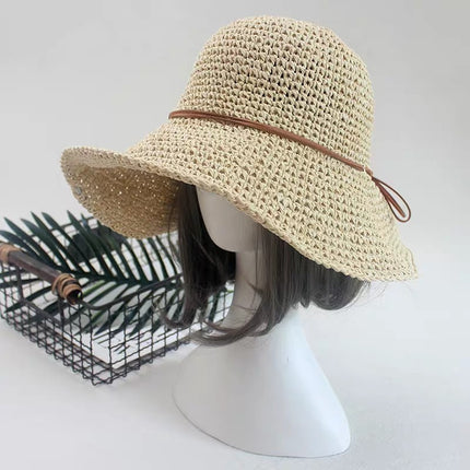 Sunshade Foldable Travel Beach Straw Hat