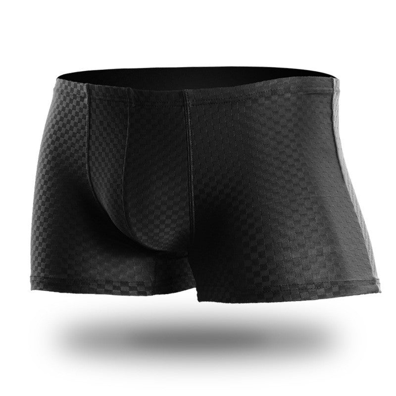 Men's Fashion Breathable Mesh Ice Silk Underwear