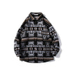 Style Poster Wall Loose Woolen Coat Plus Size Men