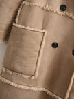 Personality Stitching Fleece Coat Coat Autumn And Winter Women's