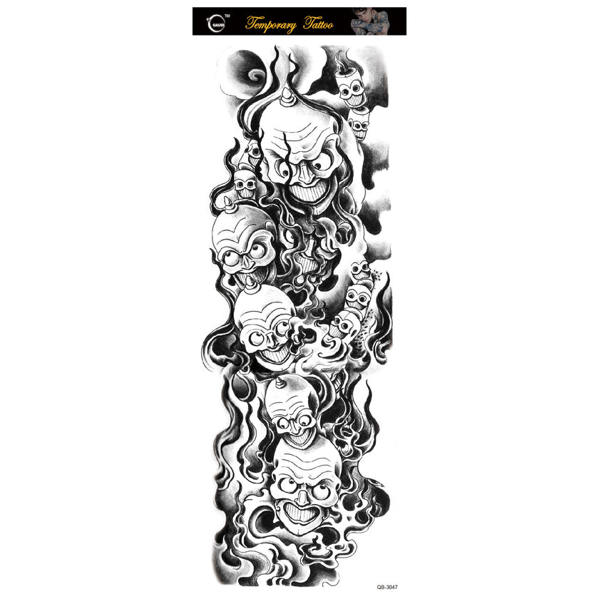 Waterproof Big Picture Full Arm Tattoo Sticker