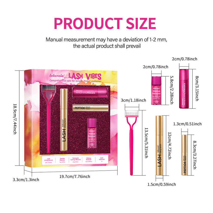 Long Curling Eyelash Peptide Mascara Eye And Lip Cleansing Water Suit