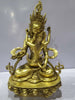Bronze Happy Buddha Double Bodhisattva Vajrasattva Statue
