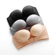 Anti-Glare One-Piece Bra Gathered Up Strapless Bra