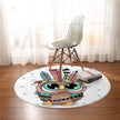 Cartoon Animal Round Carpet Cute Non-slip