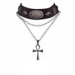 Retro Punk Style Cross Necklace