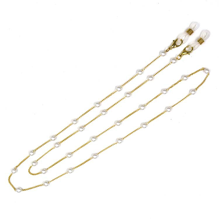 Fashion Simple Pearl Glasses Chain Accessories