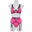 Mesh Panel Contrast Fit Underwear Three Piece Set