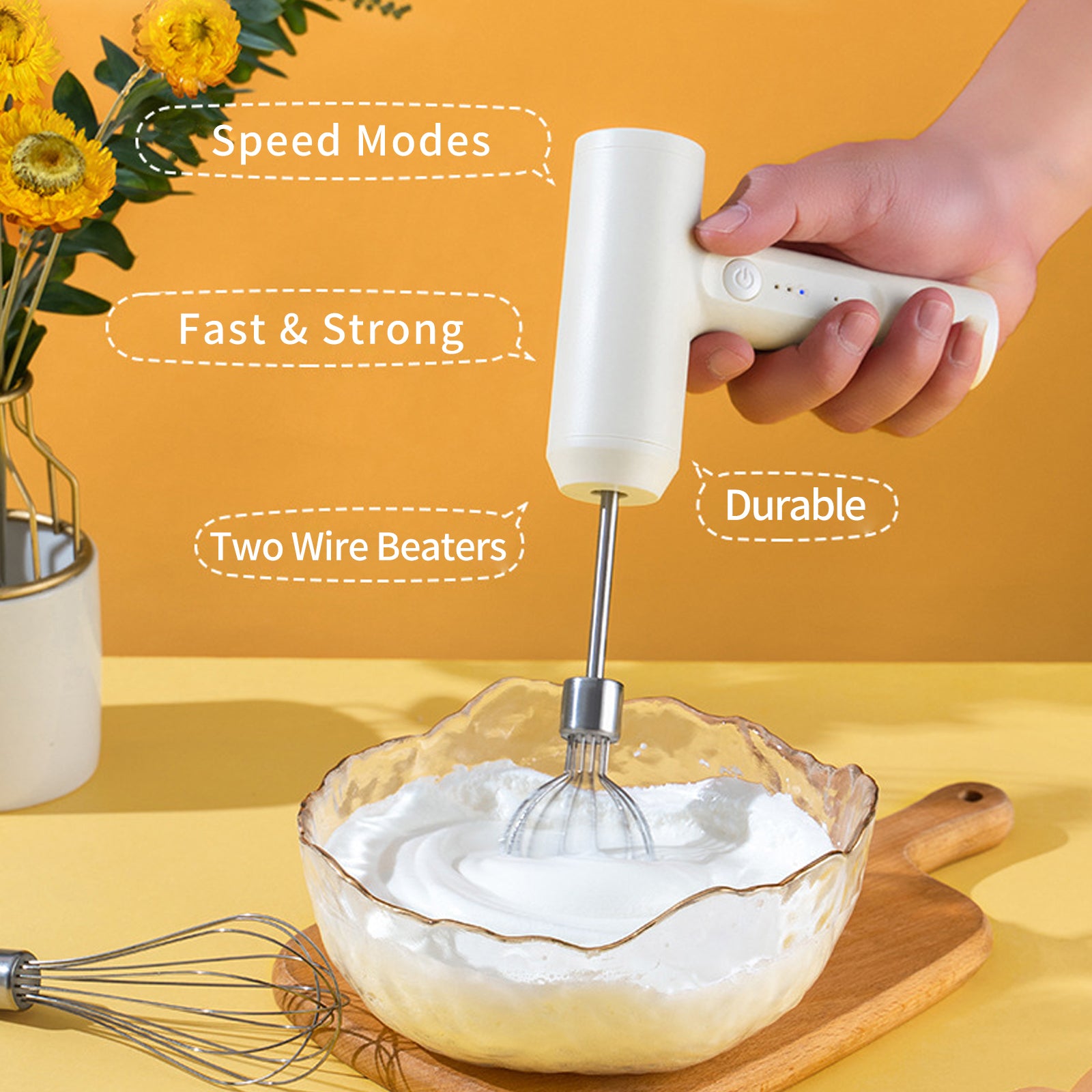 Electric Blender Electric Hand Mixer, Egg Beater Cake Baking Mixer, Cookware, Kitchenware