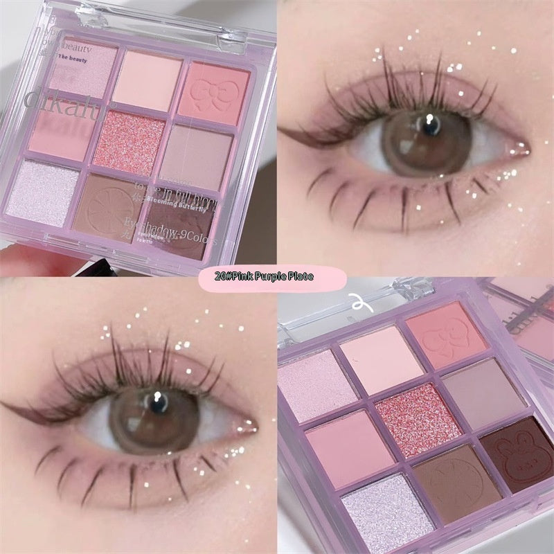 Women's Fashion Christmas Snowflake Eye Shadow Plate