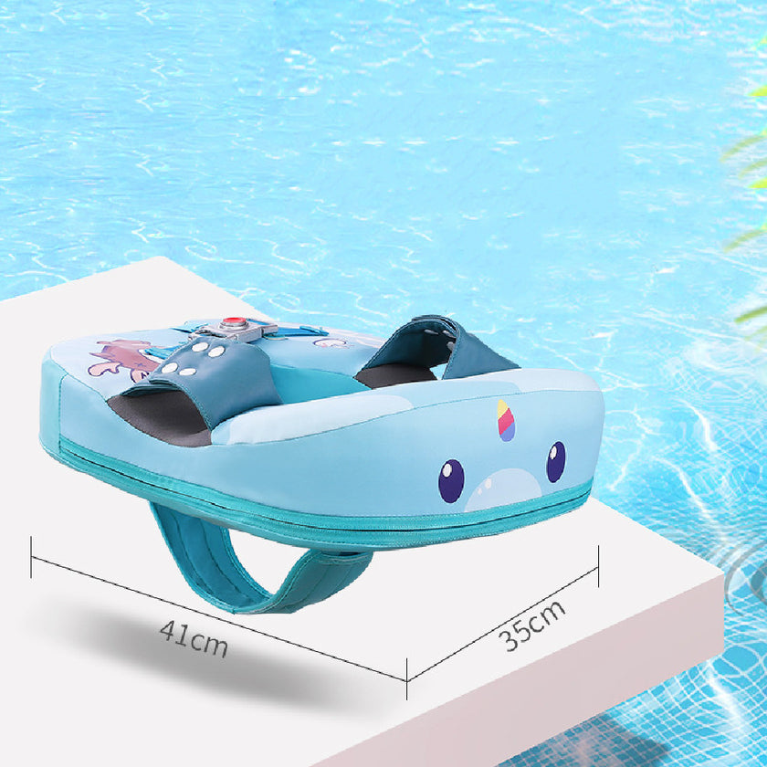 Baby Swimming In The Water Circle