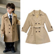 Children's Long British Coat Trendy Cool