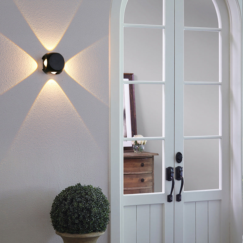 Led Outdoor Round Ball Wall Light Outside Wall