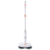 VEVOR Cordless Electric Mop, Electric Spin Mop With Water Tank, Up To 40 Mins Battery, LED Headlight, Dual Mop Heads, 4 Microfiber Pads  4 Trapezoid Microfiber Pads, For Hardwood Tile Floor Cleaning