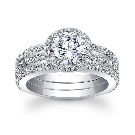 Women's Fashion Simple Geometric Zircon Ring