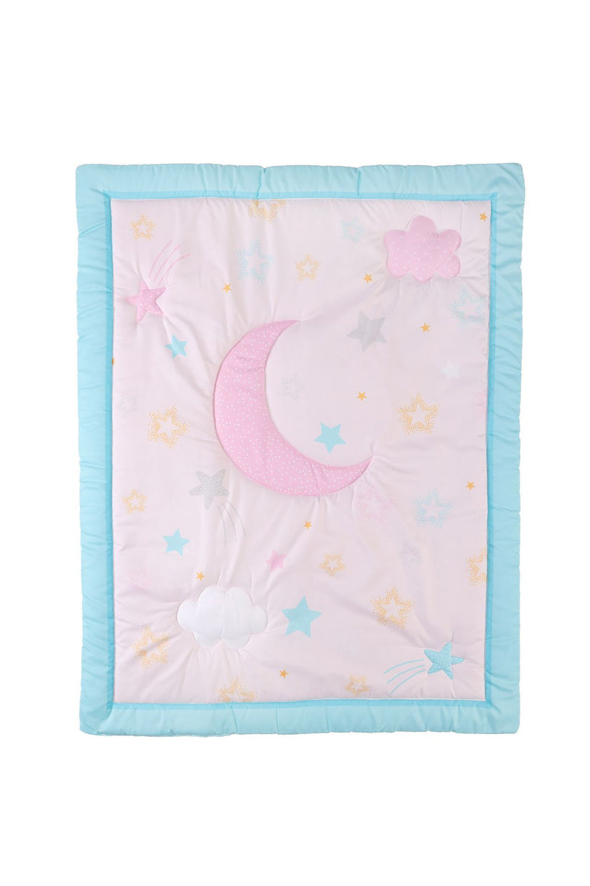Children Quilt Fitted Sheet Single Bed Skirt Infant Bedding 3 pieces newborn kids bedding set