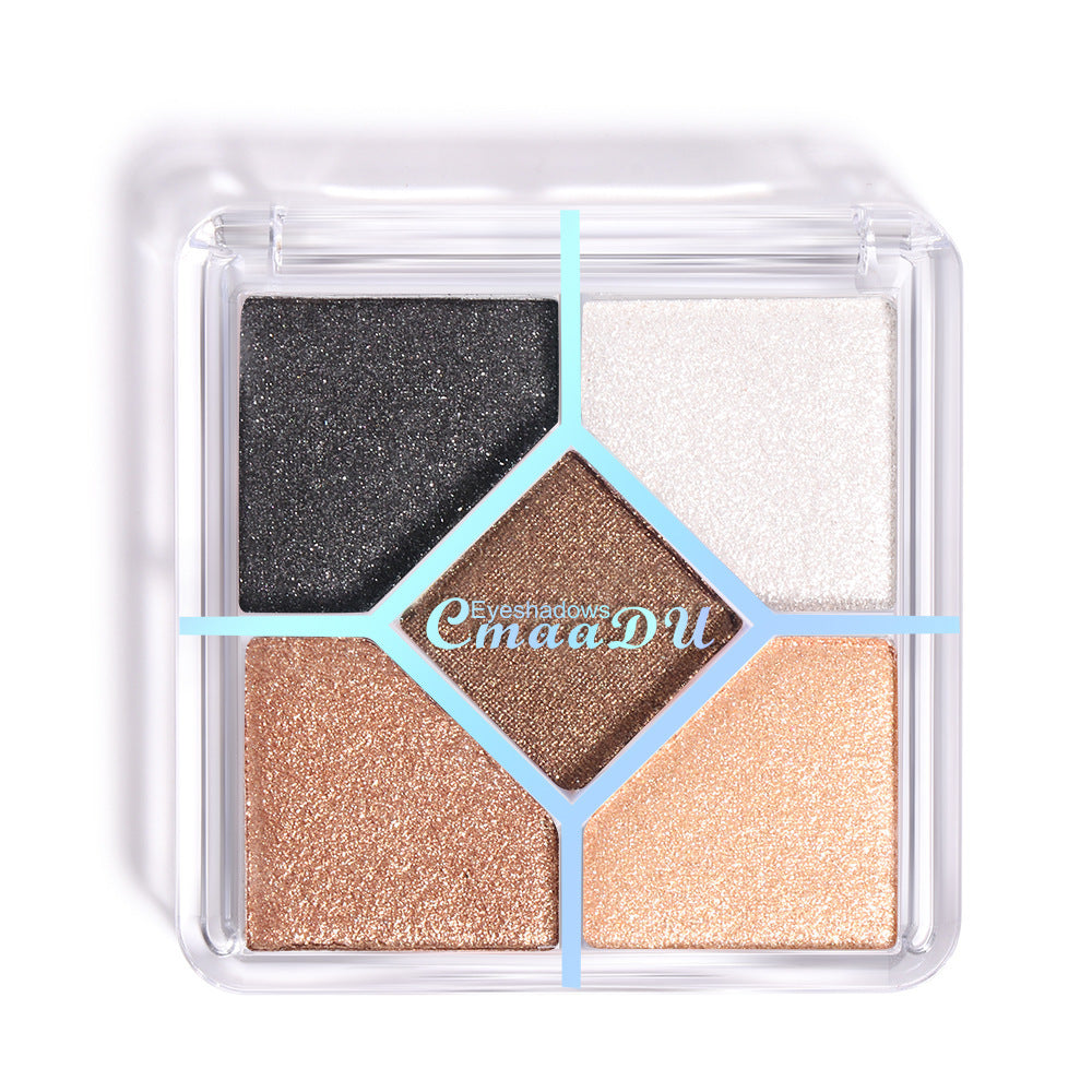 Women's Fashion Simple Five Color Eyeshadow Palette