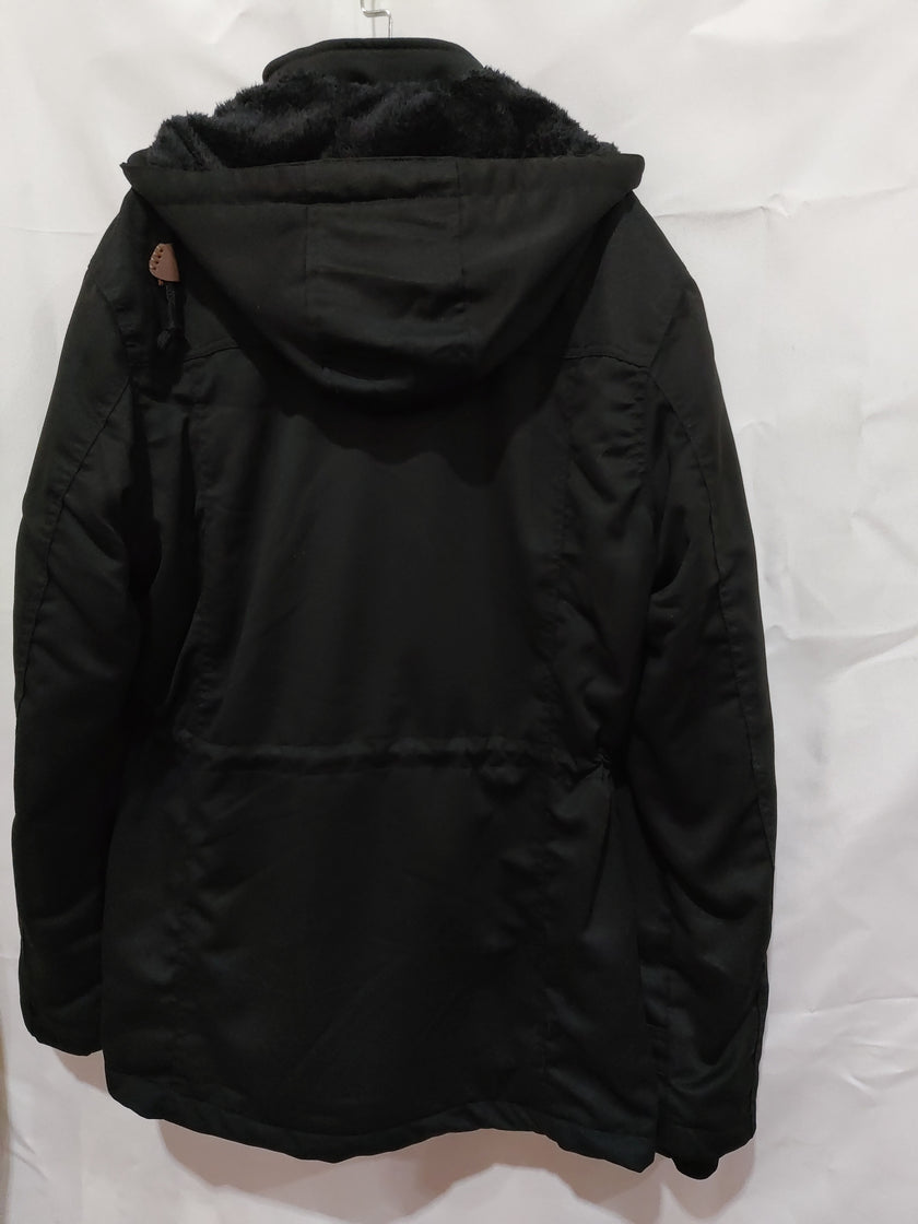 Winter Zip-up Coat Warm Thickened Detachable Hooded Jacket Multi-pocket  Button Drawstring Long Sleeve Tops Men's Cargo Clothing