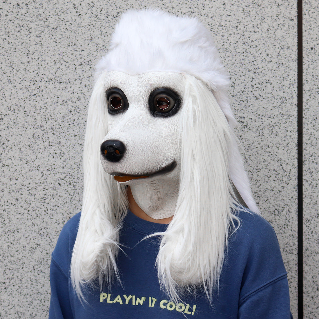 Halloween Bald Old Man Mask Old Grandpa Headgear Props