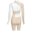 Women Tight Fitness Yoga Suits Off Shoulder Tops And Shorts Tops 2pcs Set