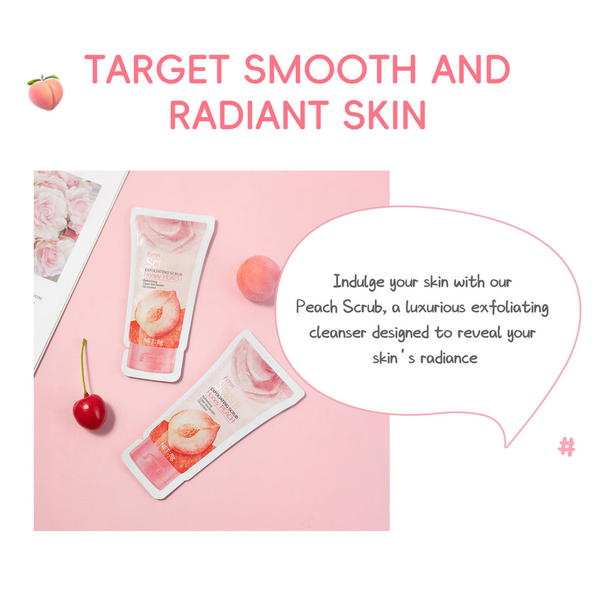 Peach Light Sense Body Scrub Cream