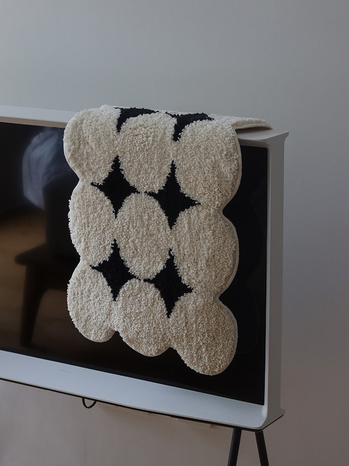 Nordic Ins Style Tufted Carpet Bedroom